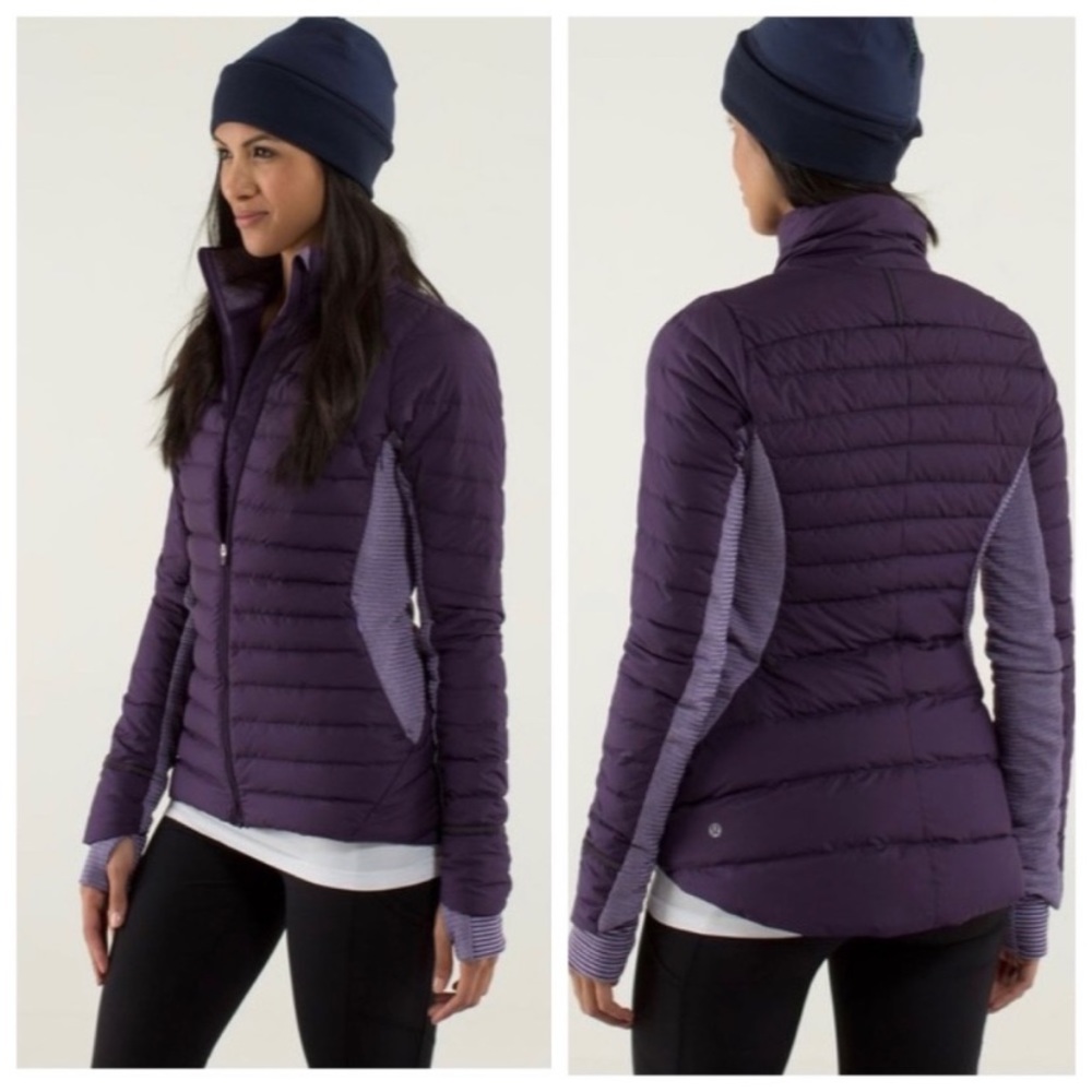Lululemon Fluff Off Jacket Deep Zinfandel Sz 4